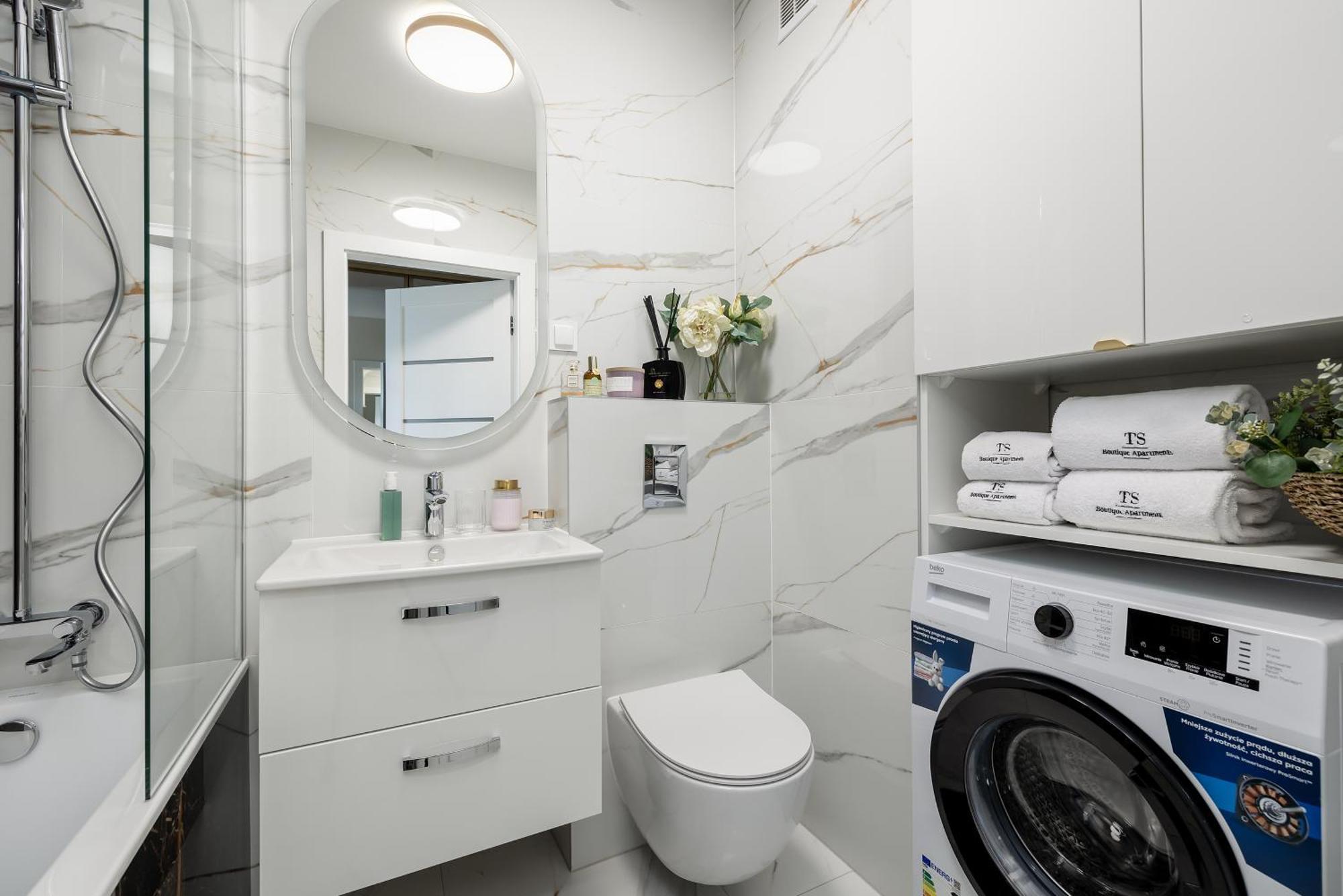 Ts Gold New Town Apartment & Free Private Parking Stettin Exterior foto